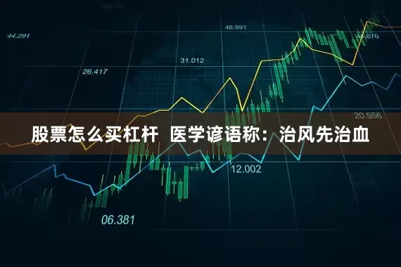 股票怎么买杠杆  医学谚语称：治风先治血